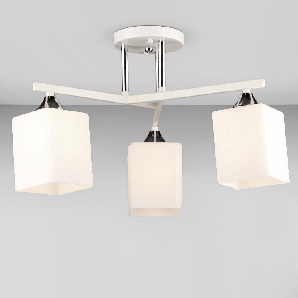 Люстра потолочная Light House SRS-20377/3 Белый/Хром