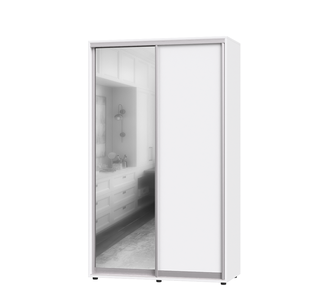 Шкаф-купе двухдверный Эверест ШК-01 120х60х220 см Нимфея Альба (06844)