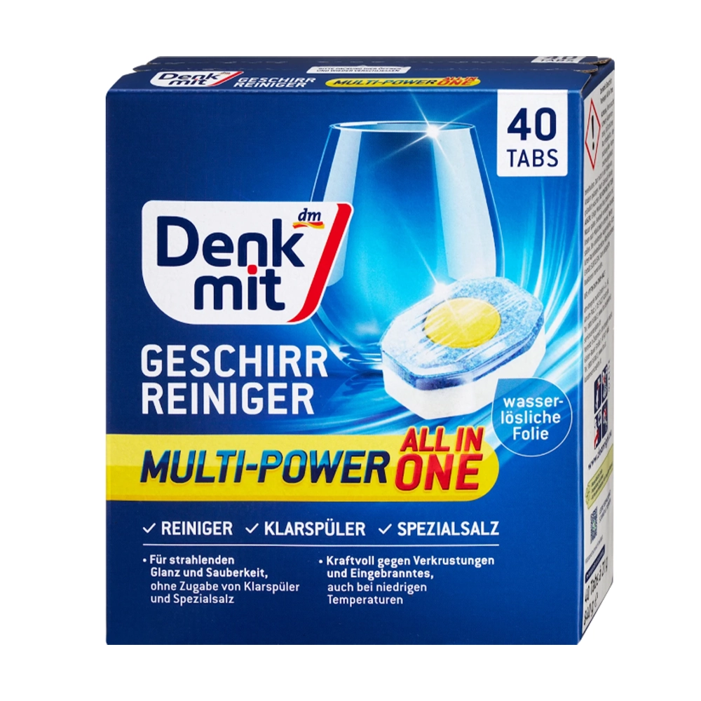Таблетки для посудомоечной машины DenkMit Multi-Power 12 40 шт. (EPI-15102025-767)