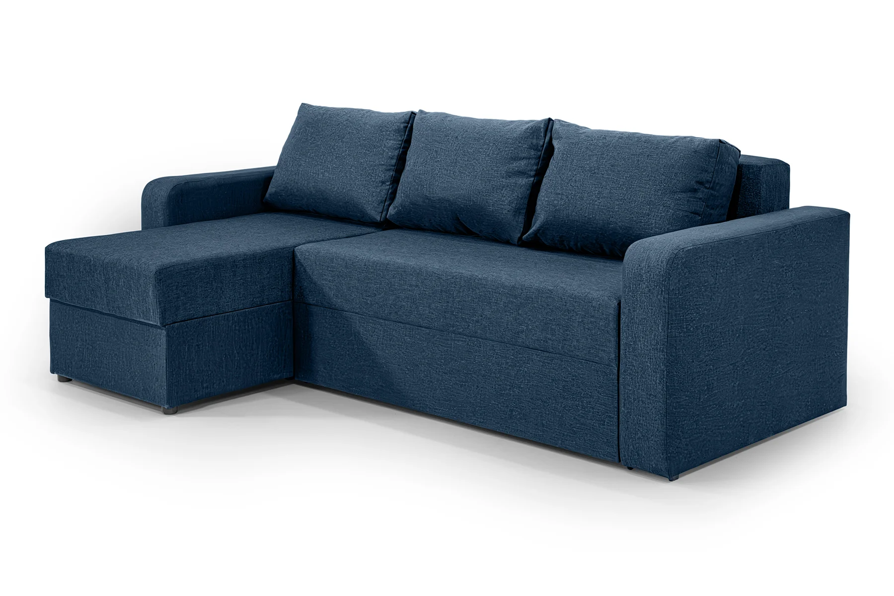 Диван угловой Париж 235х150 см Джинсовый (28118821)