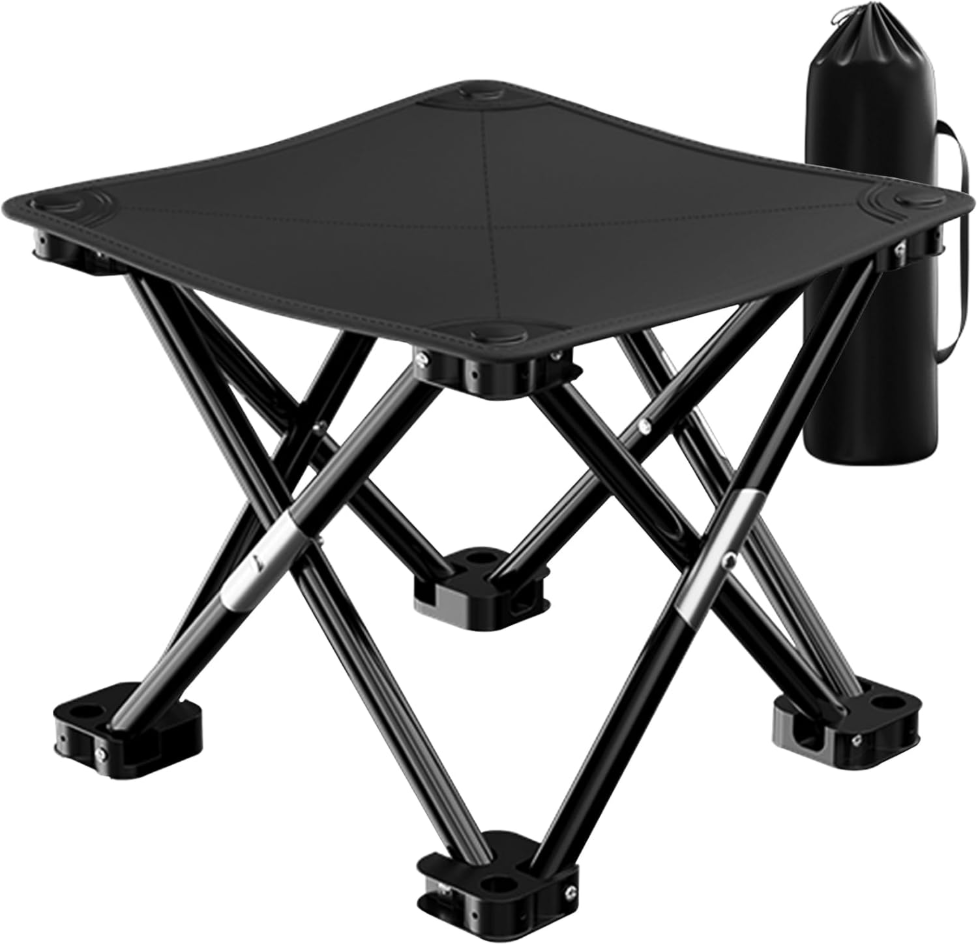 Стілець туристичний складаний з чохлом 120 кг 28х28 см (532523)