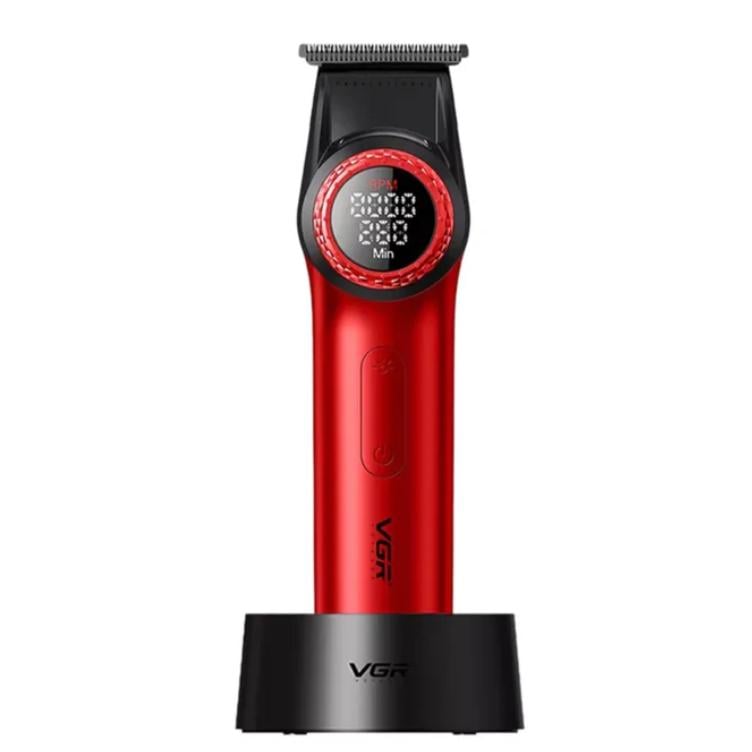Триммер VGR V-977 4 насадки 2500 mAh 8000 RPM LED display Red (f5917181)