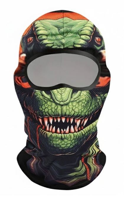 Балаклава-маска зимова з 3D принтом Динозавр (2871563907)