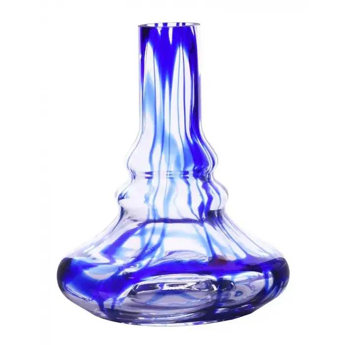 Колба для кальяна Yahya 560/580 стеклянная с матовым напылением совместимая с Amy Синий