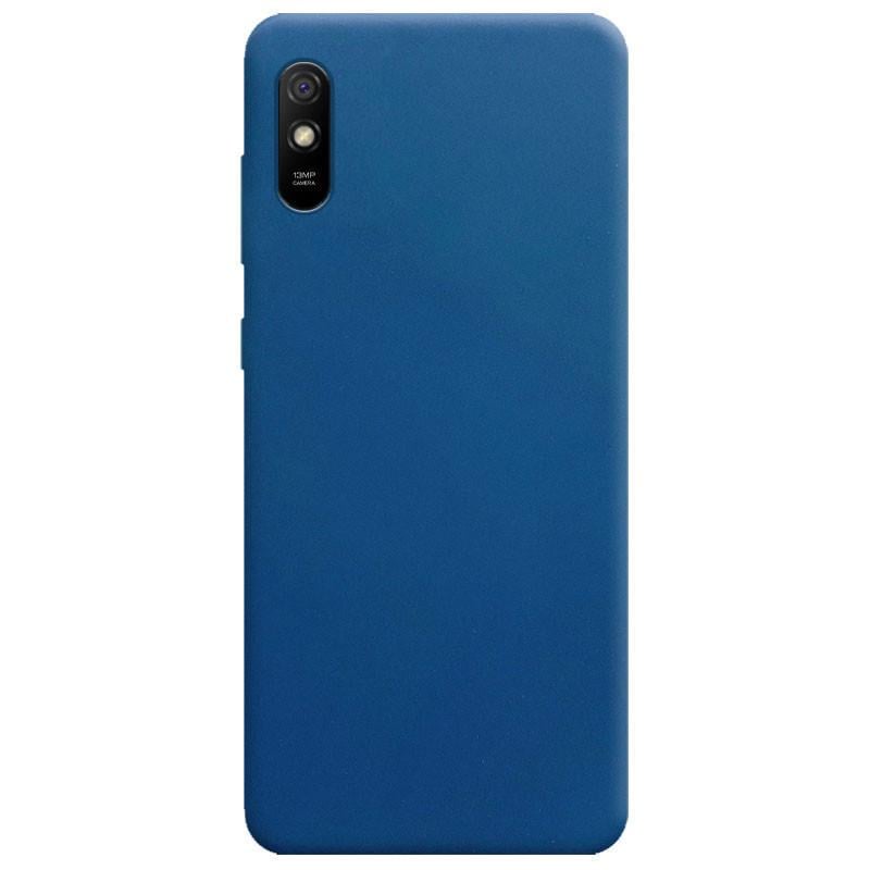 Протиударний Силіконовий чохол Candy для Xiaomi Redmi 9A Синій