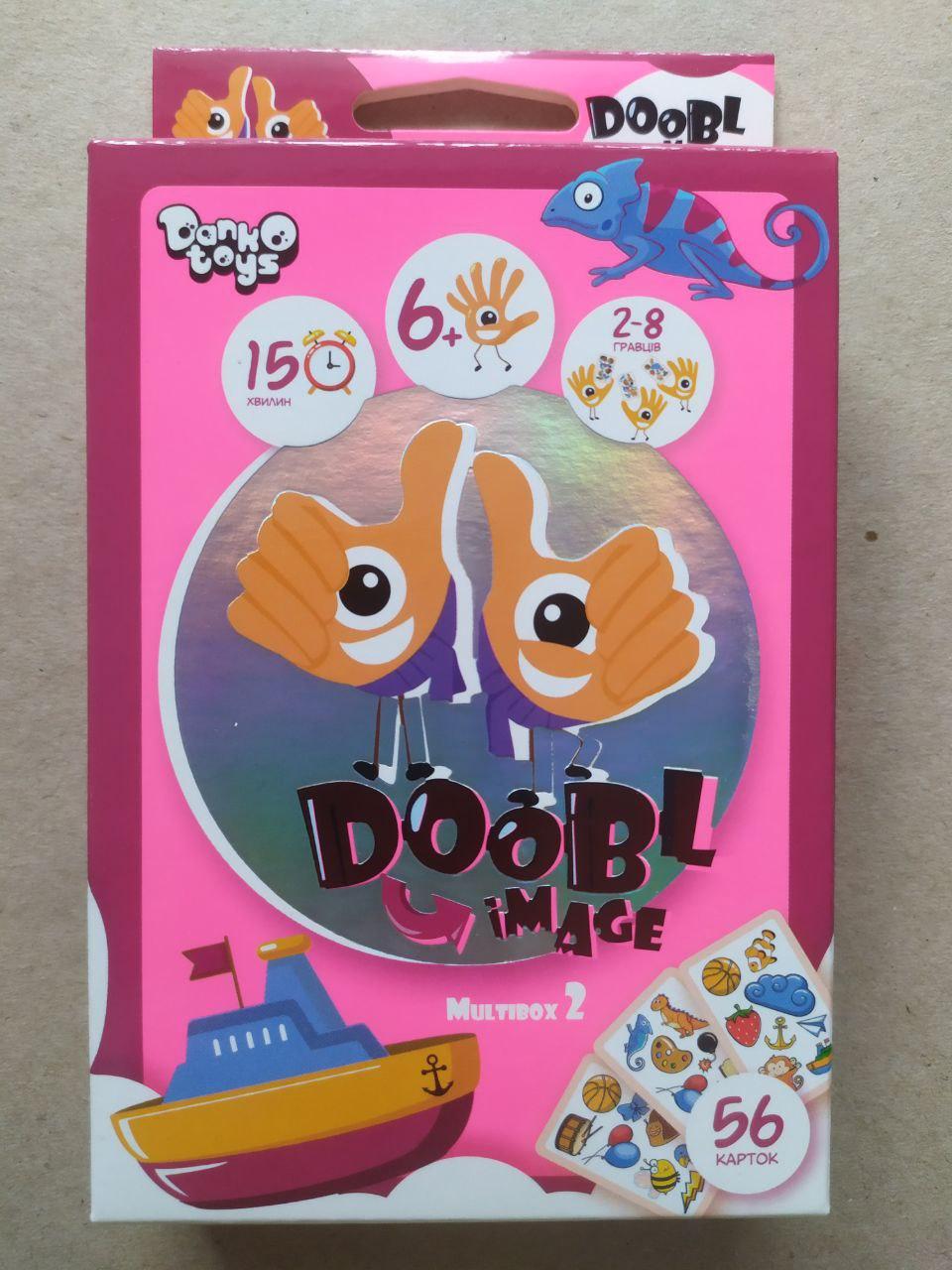 Настільна гра Danko Toys Doobl Image mini Multibox 2 Добль, знайди пару (DBI-02-02U)