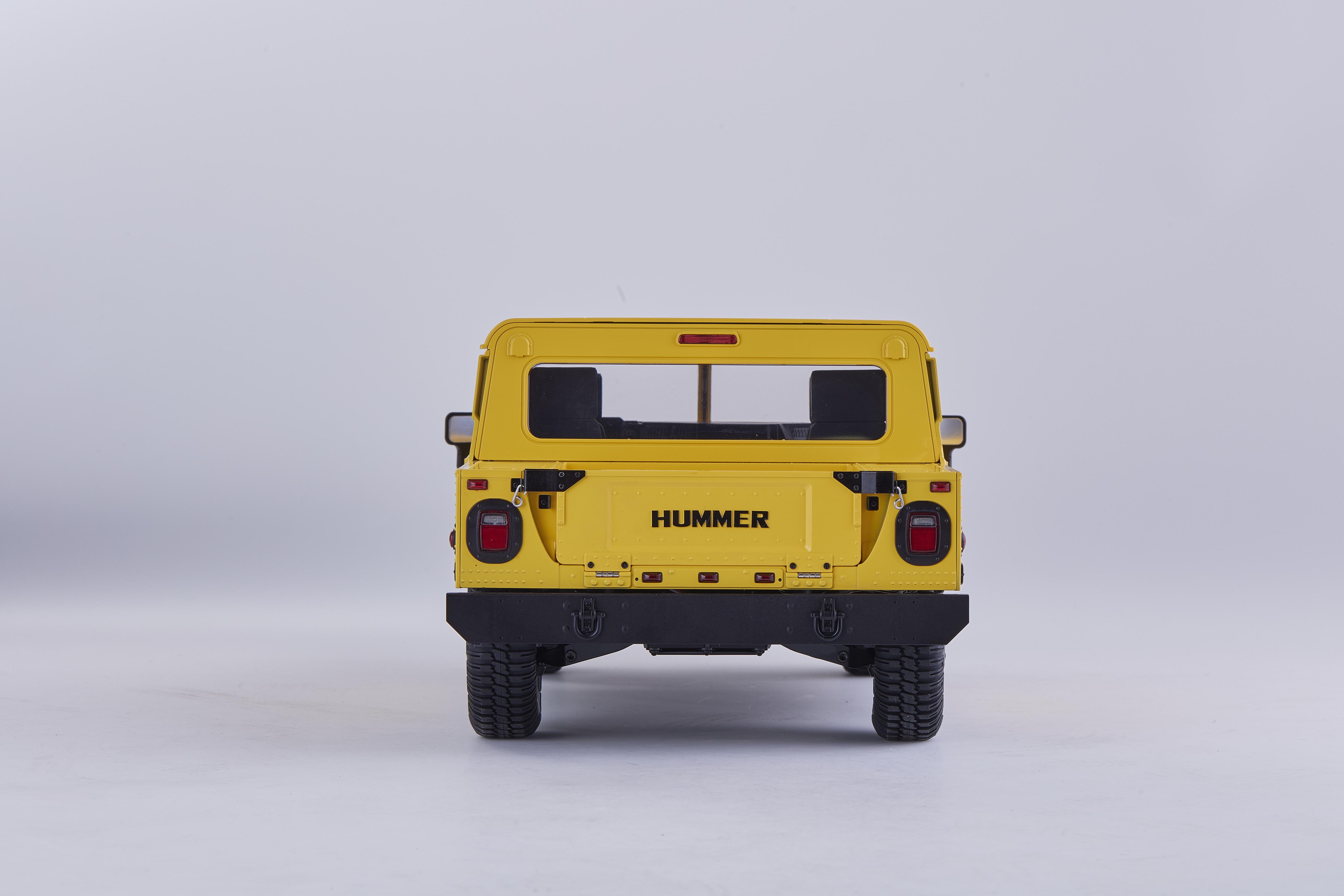 Машинка на радиоуправлении FMS 1:12 HUMMER RS Yellow - фото 6 Машинка на радиоуправлении FMS 1:12 HUMMER RS Yellow - фото 6