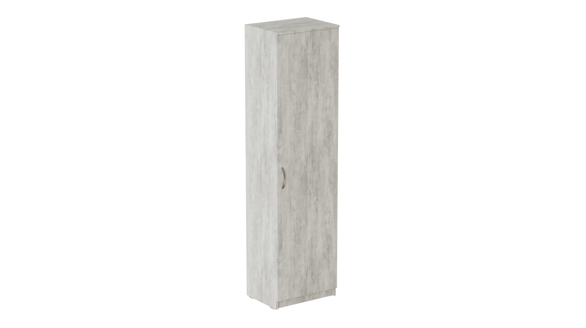Пенал Ferrum-decor Анжело на 5 полок с дверью ДСП 16 мм 1900x500x380 мм Бетон (FRD-104947)