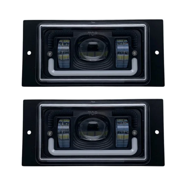 Противотуманные фары ВАЗ 2110-15 45W ближний дальний свет с ДХО 2 шт.