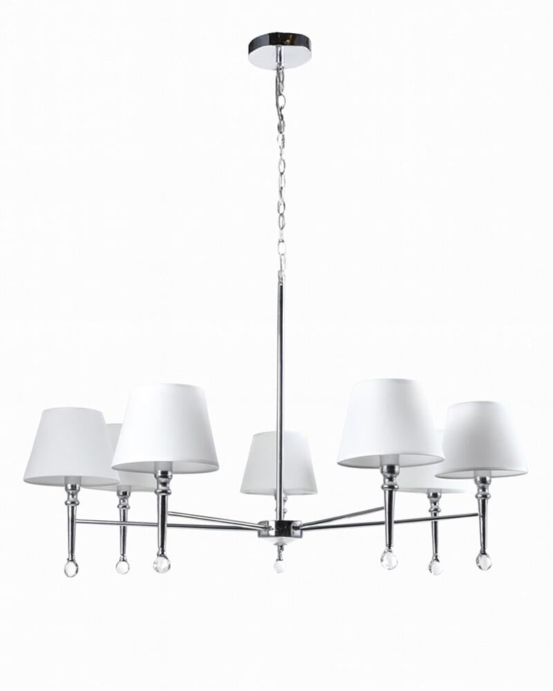 Люстра Edlin PL321168-7 Natano E14 7x12W IP20 Хром (28107561)