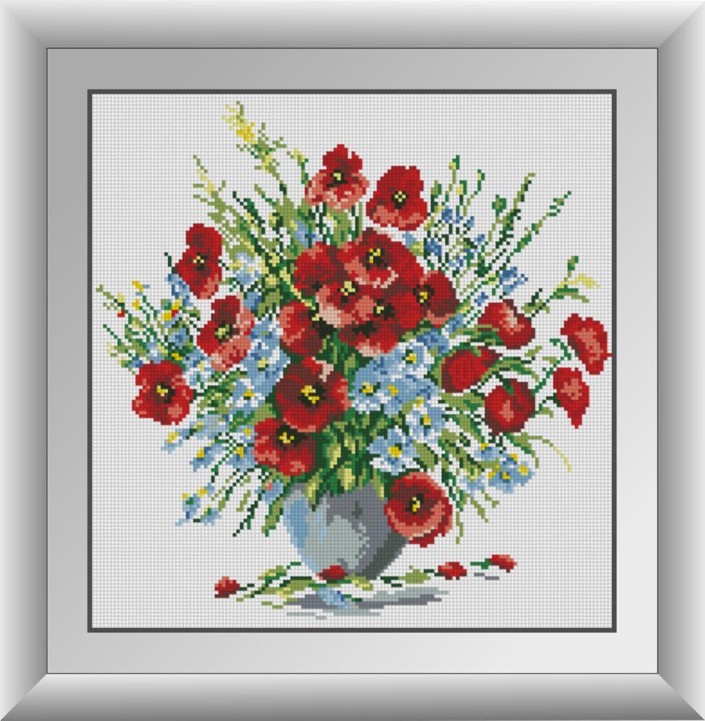 Алмазная мозаика Dream Art Летний букет 36х37 см (DA.30108)