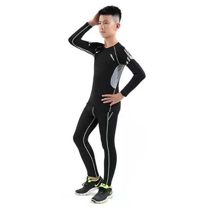 Термобілизна дитяча FENTA Thermal Underwear Reflective Ventilation 135-145 см Black/Gray (3103) - фото 3