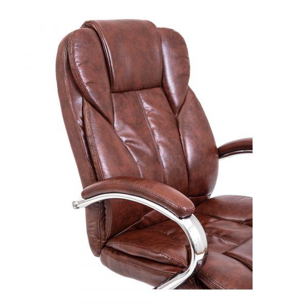 Крісло офісне Richman Гранде Хром М-1 Tilt Коричневий (1634549) - фото 6 Крісло офісне Richman Гранде Хром М-1 Tilt Коричневий (1634549) - фото 6