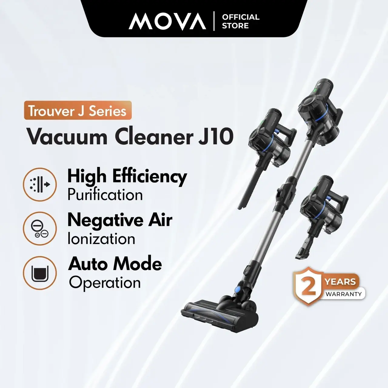 Пылесос аккумуляторный DREAME Mova Cordless Vacuum Cleaner J10 - фото 9