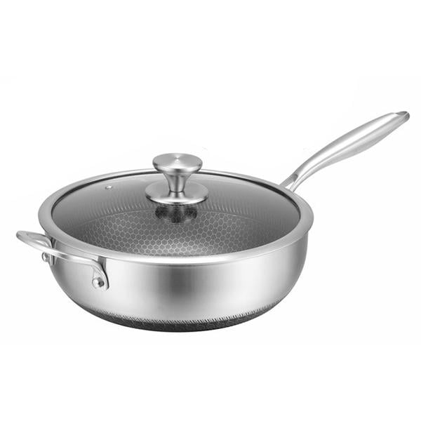 Сковорода глибока Edenberg з кришкою 24 см (ЦБ-00036114)