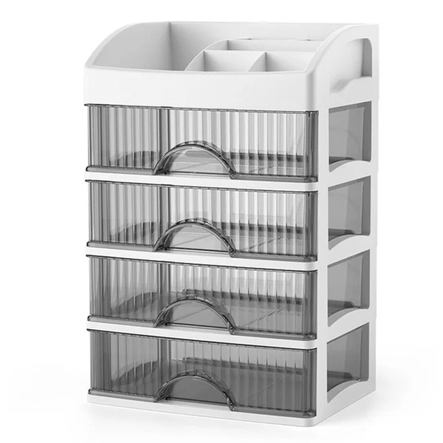 Органайзер стойка для косметики и канцелярии с 4 ящиками (MA679)