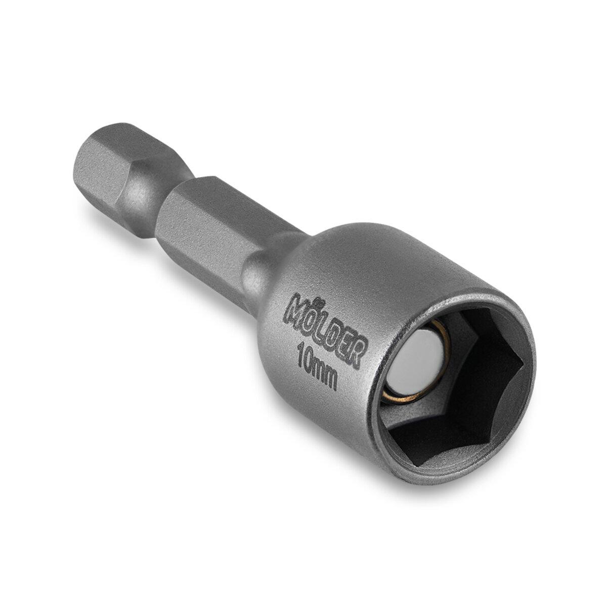 Бита магнитная магнитная Molder для кровельных шурупов 1 шт. H10x45 мм - фото 2 Бита магнитная магнитная Molder для кровельных шурупов 1 шт. H10x45 мм - фото 2