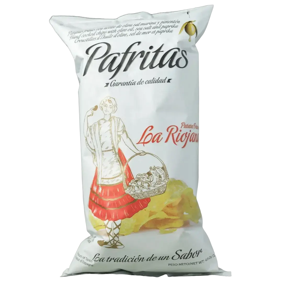 Чипсы картофельные Pafritas Рiоха с копченой паприкой 140 г (1846814042)