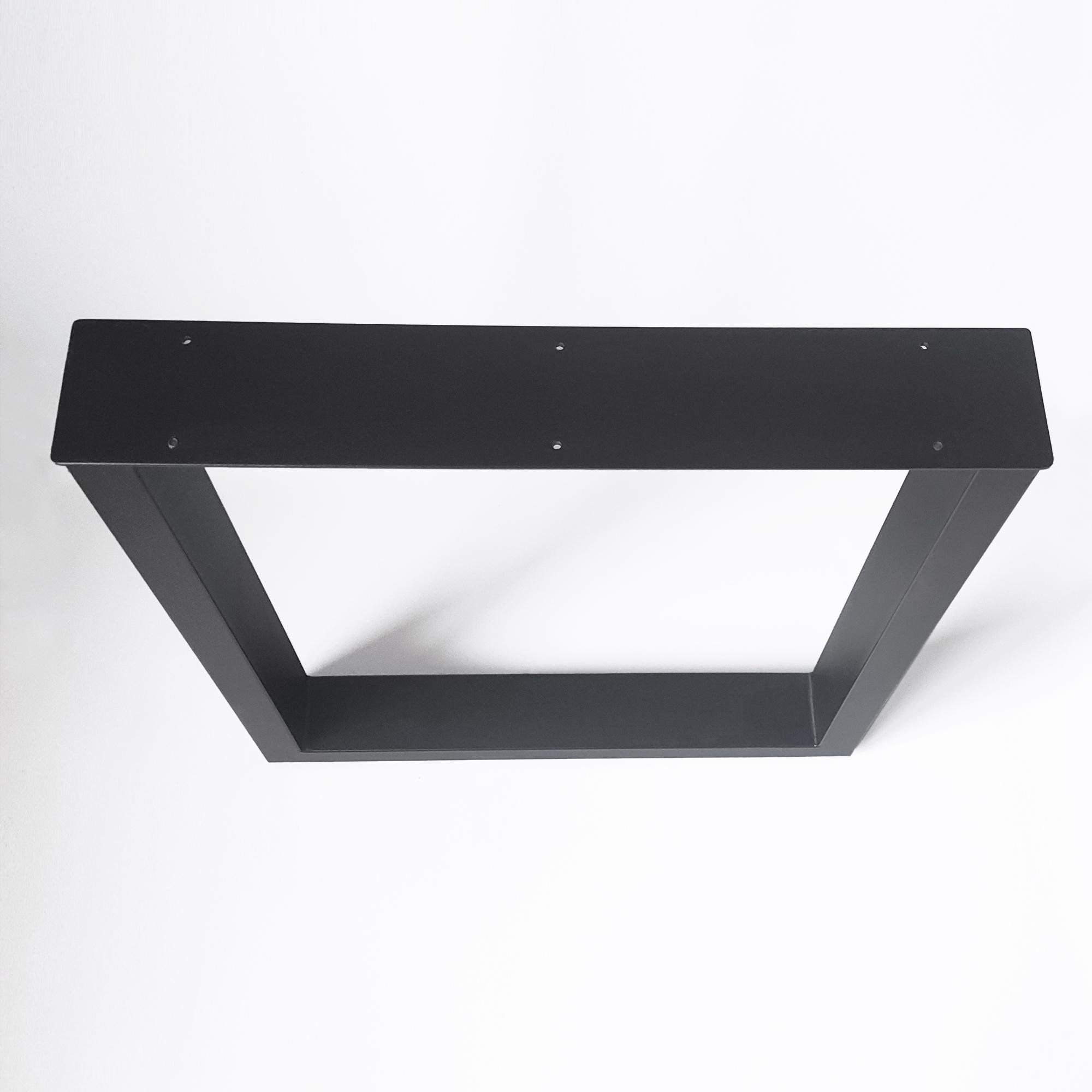 Регульована опора для столу з металу 600х100 мм H 730 мм Чорний (1029) - фото 3