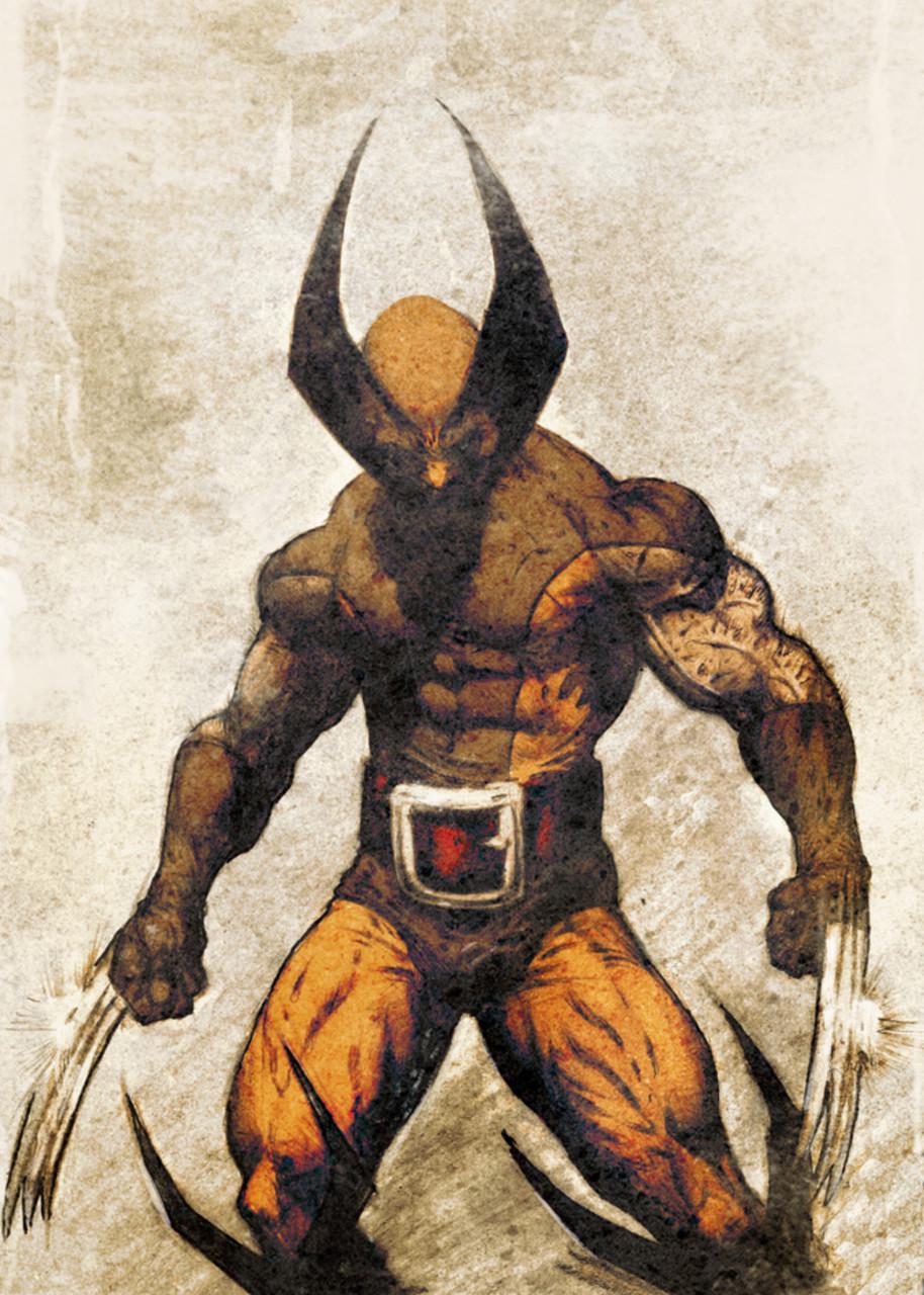 Картина GeekLand Wolverine Росомаха старая рисовка