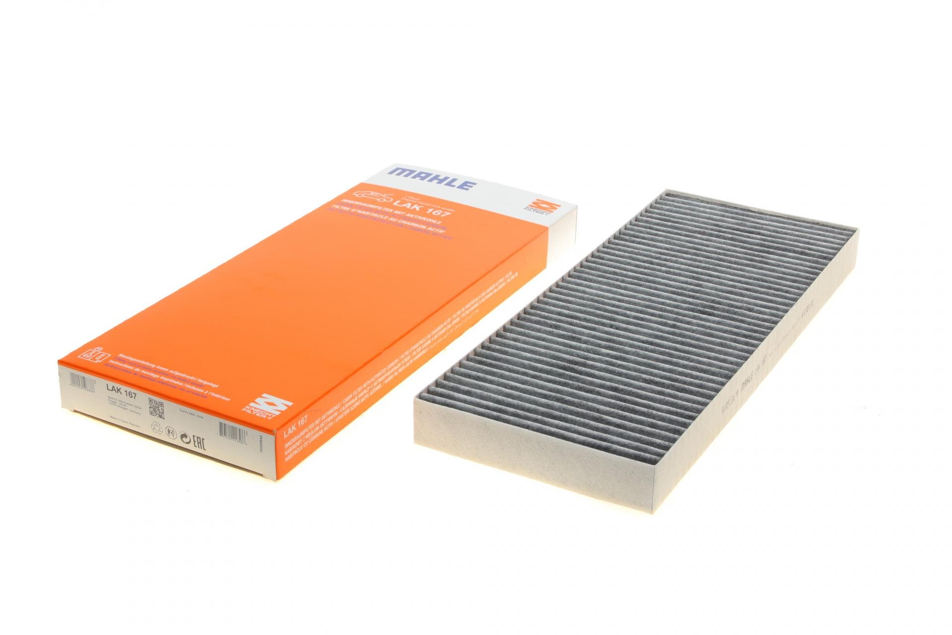 Фильтр салона KNECHT для Fiat Scudo/Peugeot Expert 1,6D/1,9D/2,0HDi/JTD 96- угольный (LAK 167)