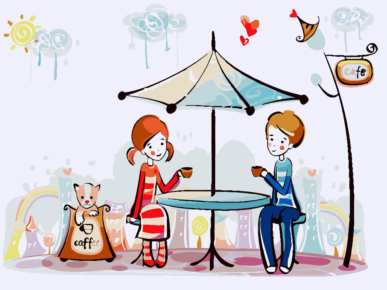 Картина по номерам Идейка Первое свидание 30x40 см (skl-КНО2626)