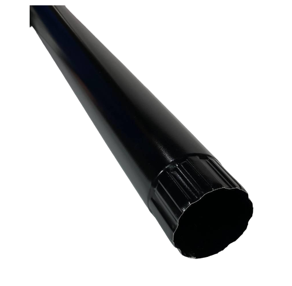 Труба водосточная 1м/п Stream RAL 9005 90 мм Глубокий черный (000010)