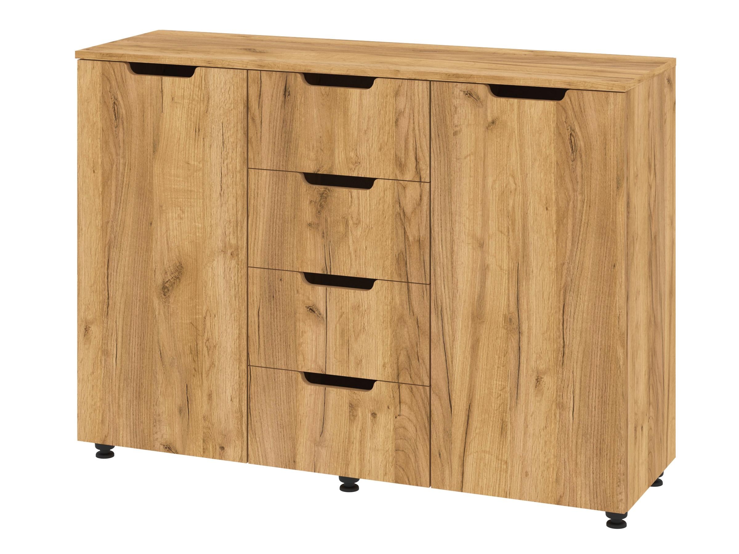 Комод с ящиками PEHOTIN ЭКО К-4+2 ДСП 120х38х87,5 см Дуб тахо (PN-100614)