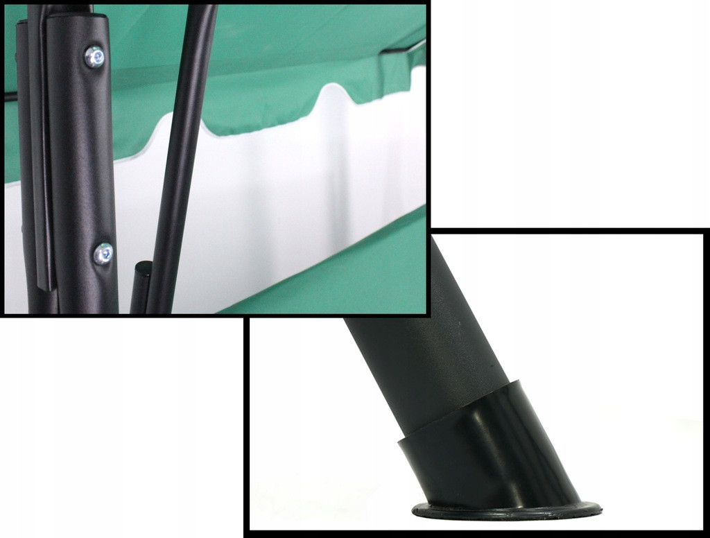 Садовые качели GardenLine VIP 170х110х153см Green (63ecfacc222710731d1ab6d2) - фото 6