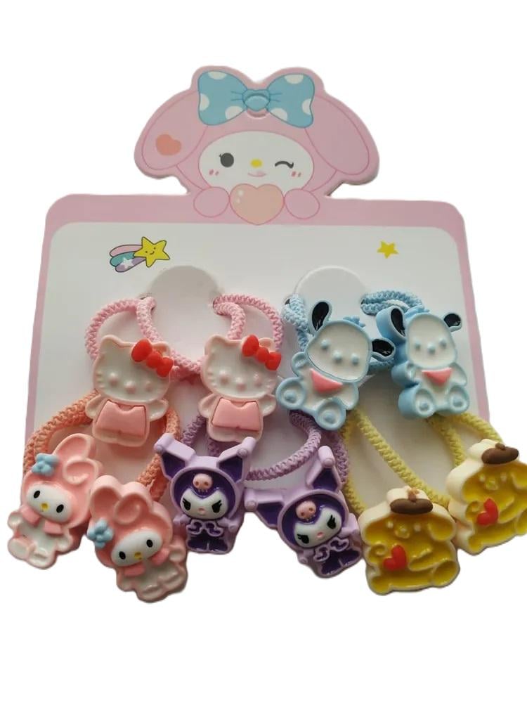 Резинки и крабики для волос Stenson WW02356 12 шт. (14197521)