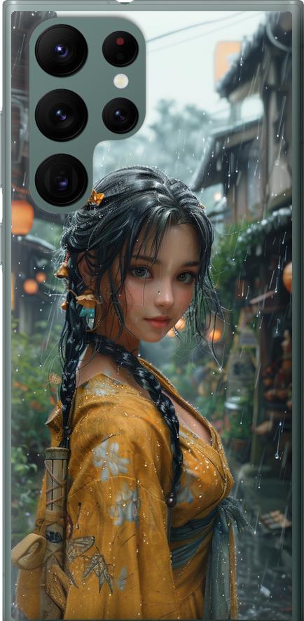Чехол на Samsung Galaxy S22 Ultra Anime-girl (6133u-2500-42517)