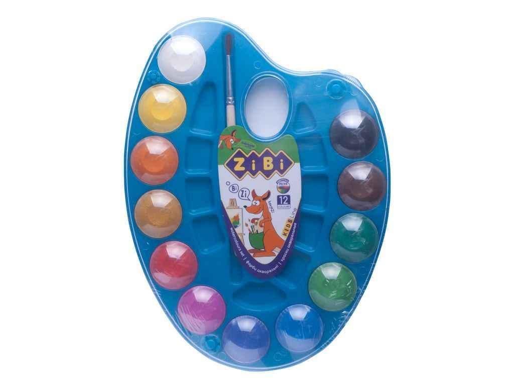 Акварельные краски ZiBi ZB.6558-02 12 цветов (772511) Акварельные краски ZiBi ZB.6558-02 12 цветов (772511)