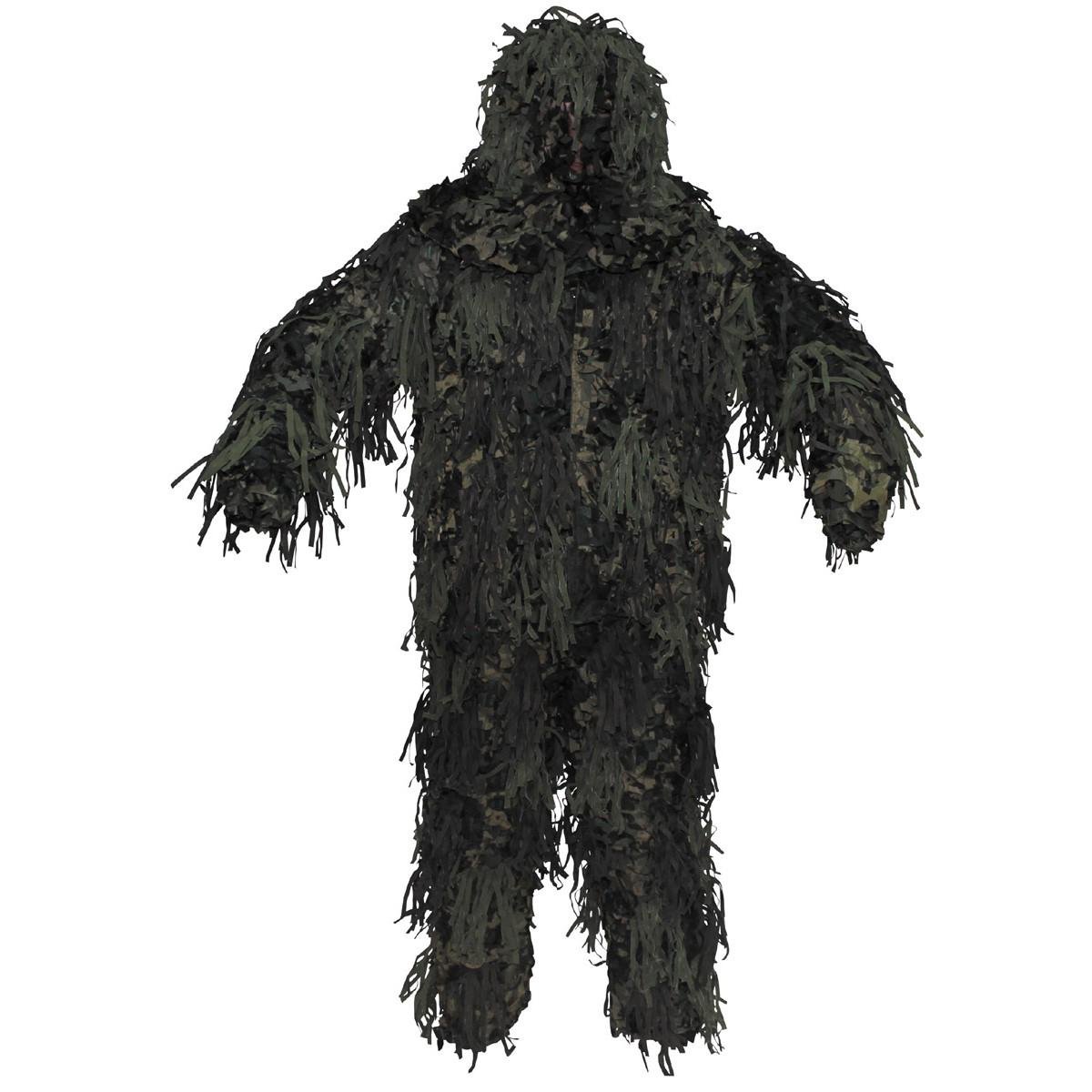 Камуфляжный костюм Ghillie Jackal 3-D Body System M/L Вудленд (07705T) - фото 1