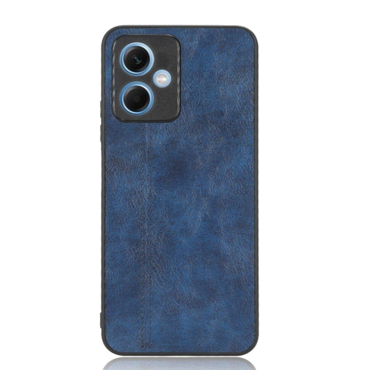 Противоударный чехол для Xiaomi Poco X5 5G Cosmiс Leather Case Blue