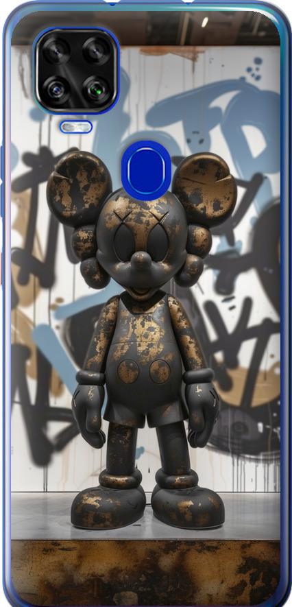 Чехол на ZTE Blade V2020 Bronze kaws v2 (6098u-2529-42517)