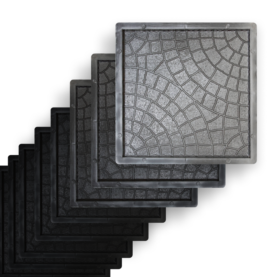 Форми для тротуарної плитки Верес-2007 Павутинка 300х300 мм 100 шт. (10102100-3164)