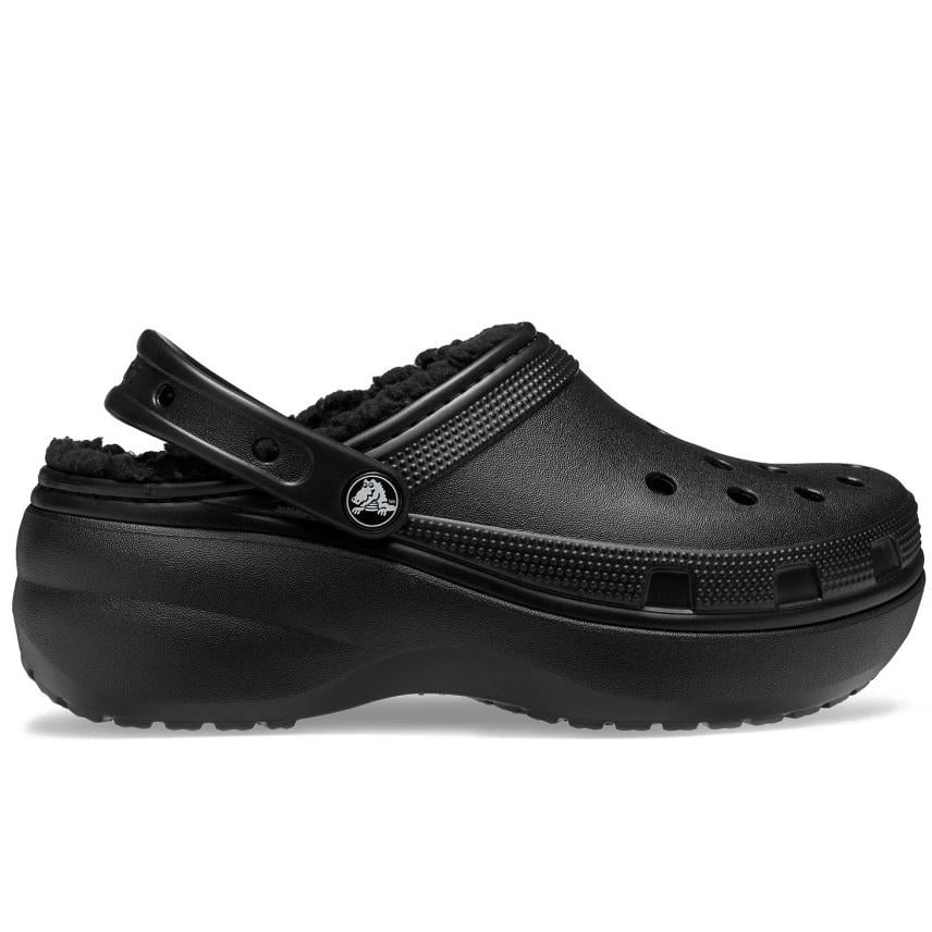 Сабо Crocs Classic Platform Lined Clog M6 р. 38/24,5 см Black (20566513) - фото 1