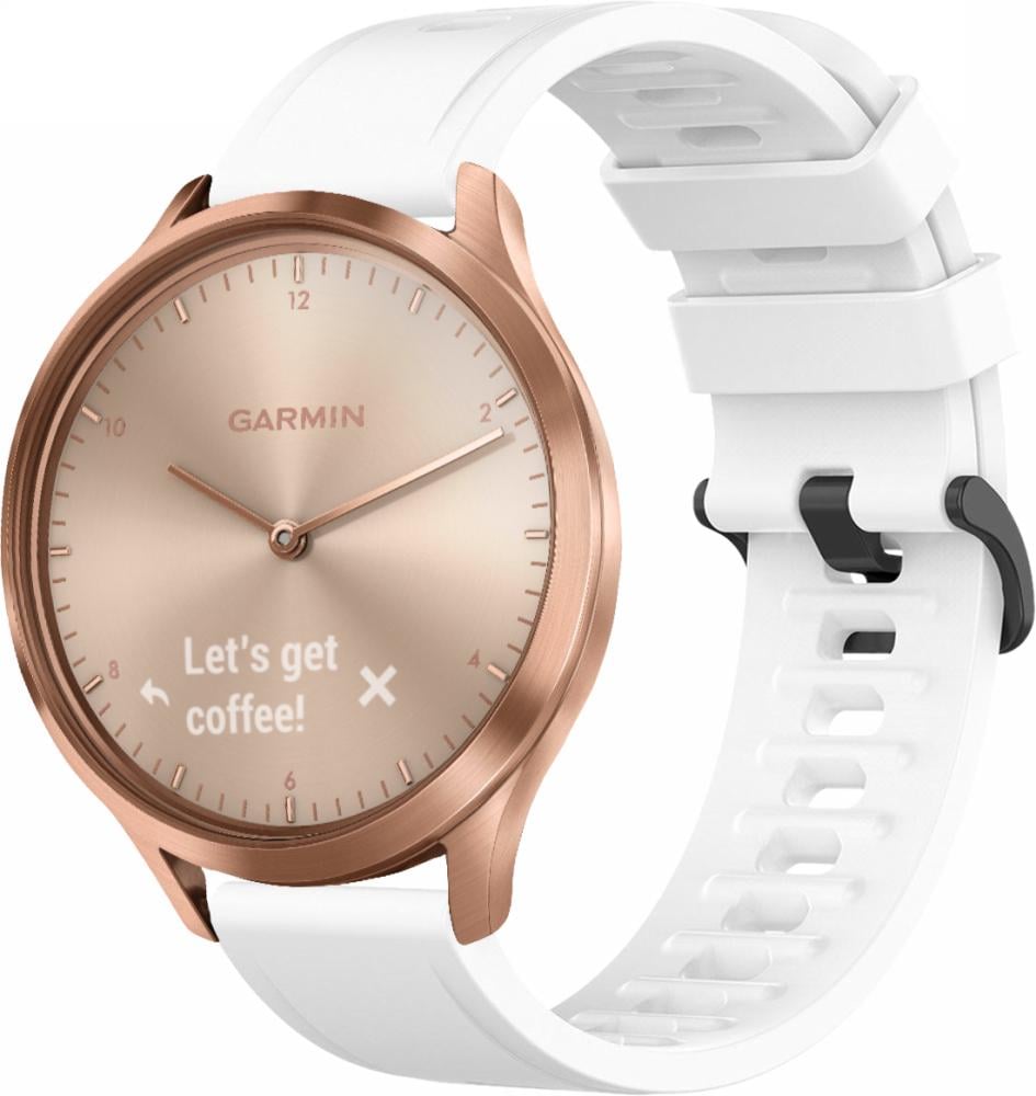 Ремінець Convex для Garmin Vivomove HR 20 мм White (18467)