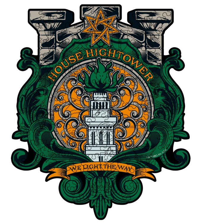 Пазл деревянный фигурный Woods Story Игра Престолов Дом Гайтауэр XL (wsgot002-XL)