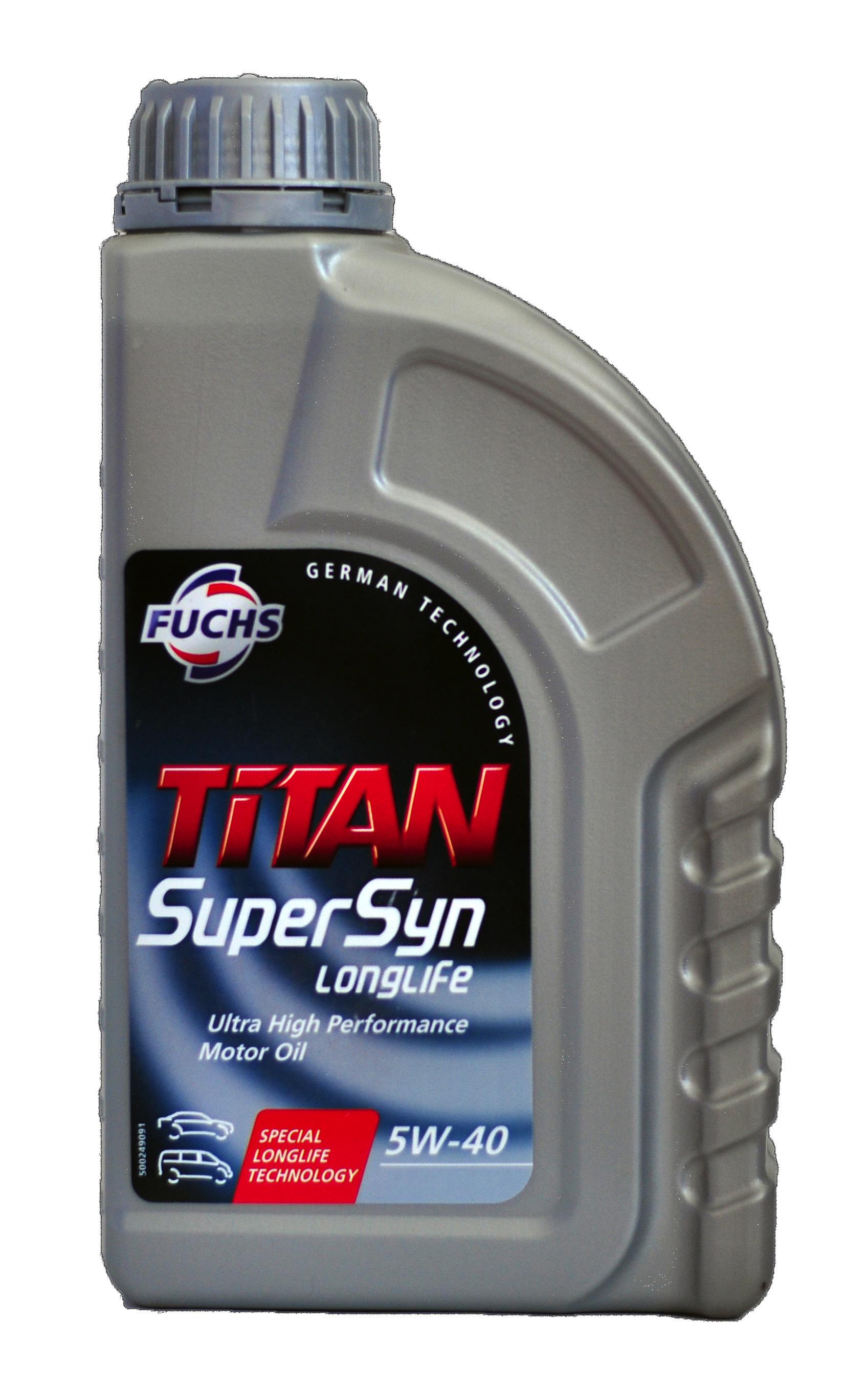 Моторное масло Titan SuperSyn LongLife 5W-40 1 л