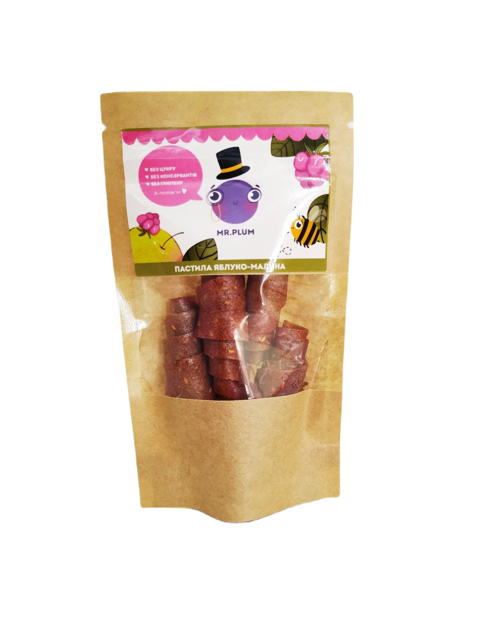 Пастила натуральная Mr.Plum Яблоко-Малина 50 г