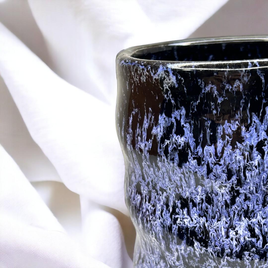 Стакан ручной работы 2шт. Черно-зеленый/Синий (14505904) - фото 5 Стакан ручной работы 2шт. Черно-зеленый/Синий (14505904) - фото 5
