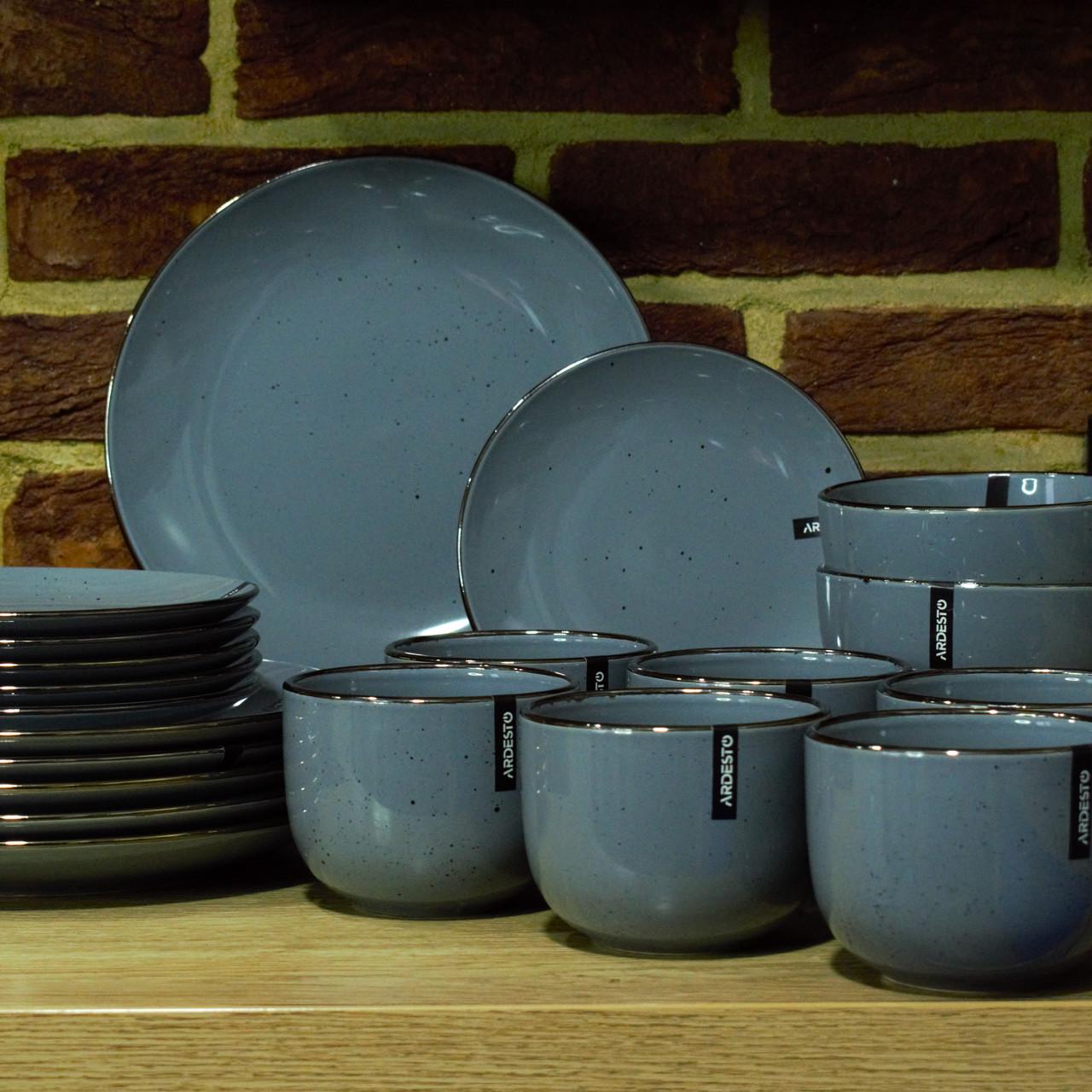 Сервиз столовый Ardesto bagheria 21 Gray - фото 6 Сервиз столовый Ardesto bagheria 21 Gray - фото 6