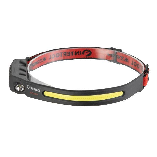 Ліхтар налобний акумуляторний/ 9 режимів роботи Storm Intertool (LB-0315) - фото 4