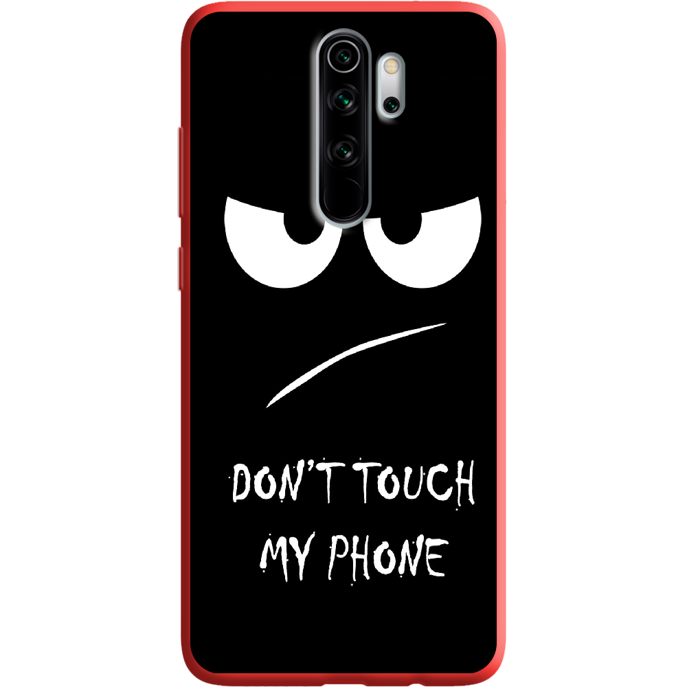 Чохол Boxface Xiaomi Redmi Note 8 Pro Don't Touch my Phone Червоний силікон  (38222-up535-38666)