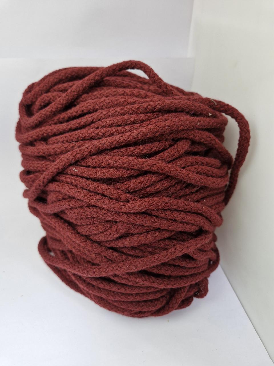 Шнур бавовняний 5 мм Махагон (1821104697)