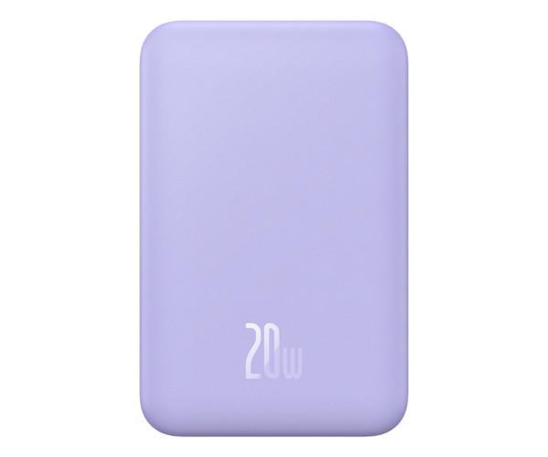 Повебанк Baseus Magnetic Mini Wireless 20W 5000mAh Nebula Purple