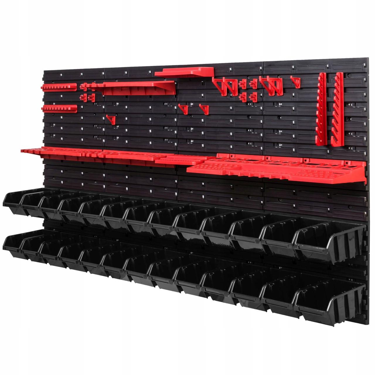 Панель для инструментов и материалов Kistenberg 156х78 см 26 больших контейнеров (MIX619)