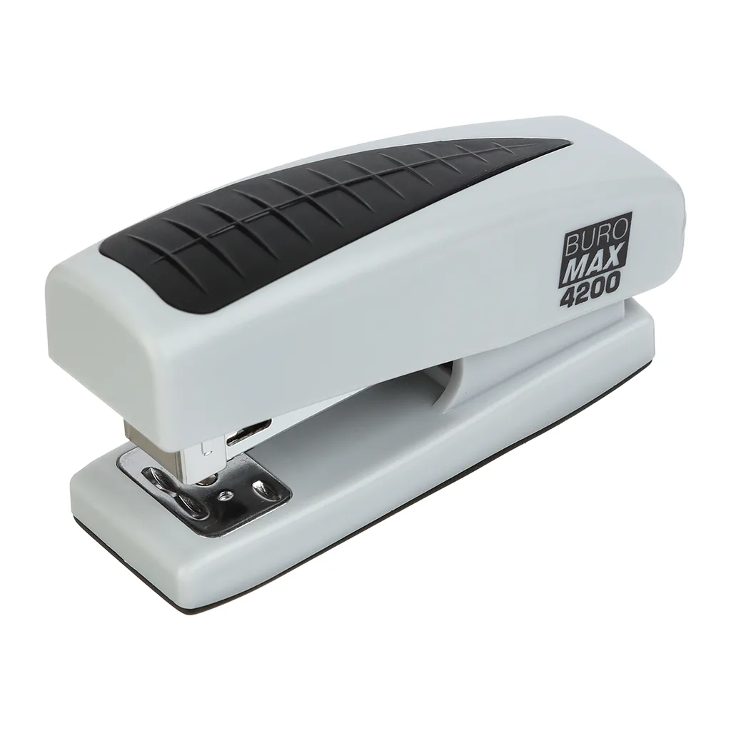 Степлер пластиковий Buromax 20 арк./скоби №24/26 98х33х50 мм Сірий (BM.4200-09) Степлер пластиковий Buromax 20 арк./скоби №24/26 98х33х50 мм Сірий (BM.4200-09)