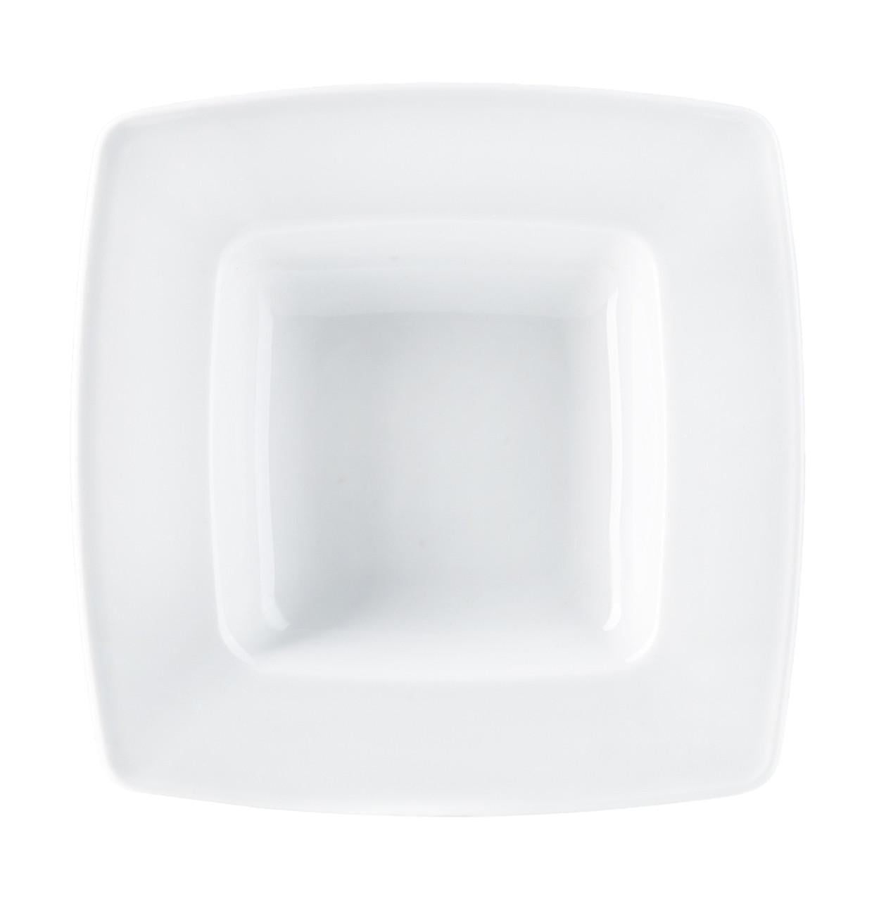 Тарелка фарфоровая квадратная Lubiana Victoria 230×230мм (2720)